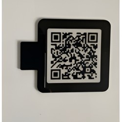 QR code à  fixer sur le porte-affiche format 4 x 4 cm