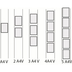 Poster door column CRISTAL Recto/Verso