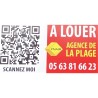 Panneau A Vendre et A Louer avec QR code