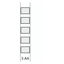 Columns with non-illuminated frames