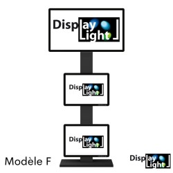 Totem Hybride lumineux Modèle F