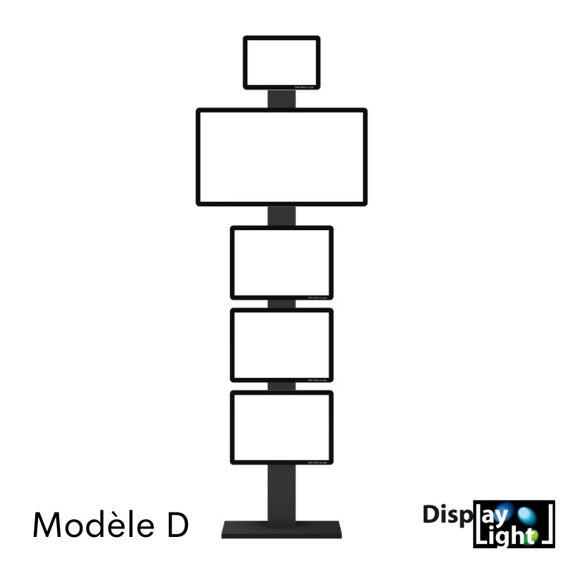 Totem Hybride lumineux Modèle D